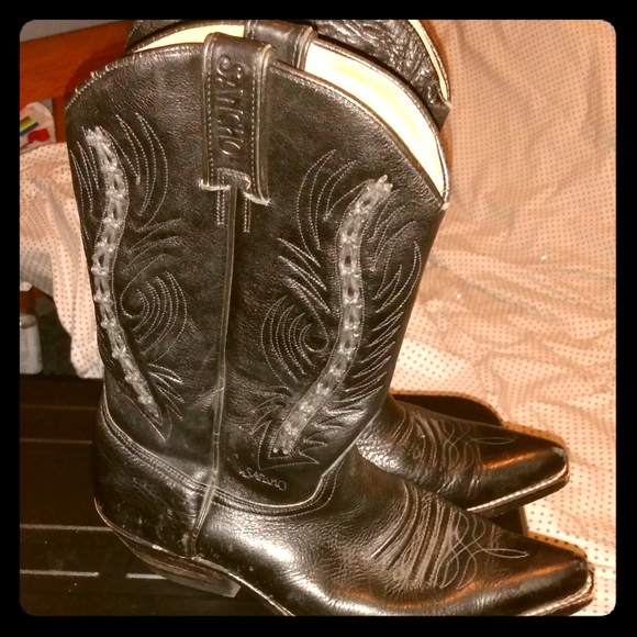Sanchos genuine leather boots - Picture 1 of 8